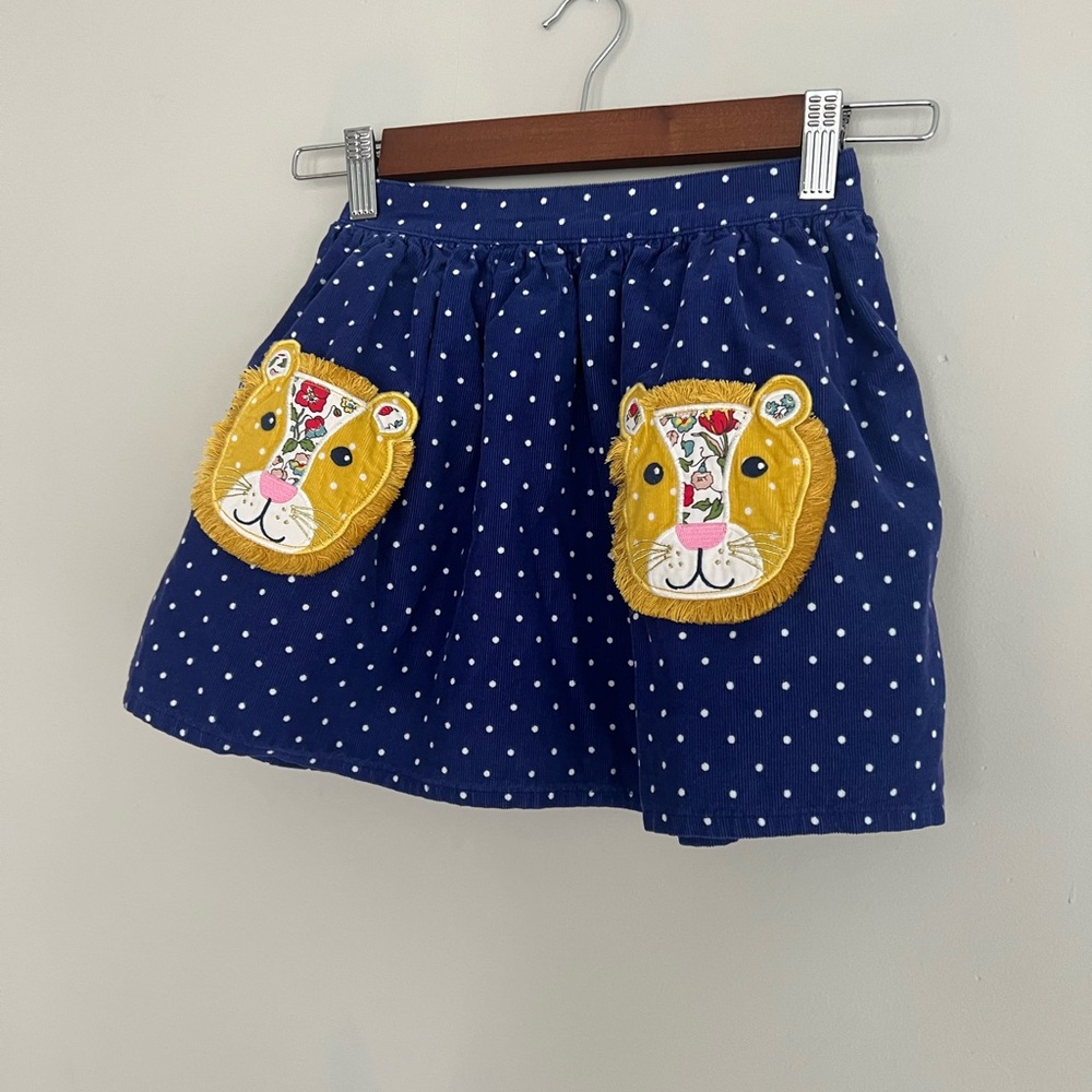 Mini Boden Lion Corduroy Skirt size 6-7 - Picture 2 of 7